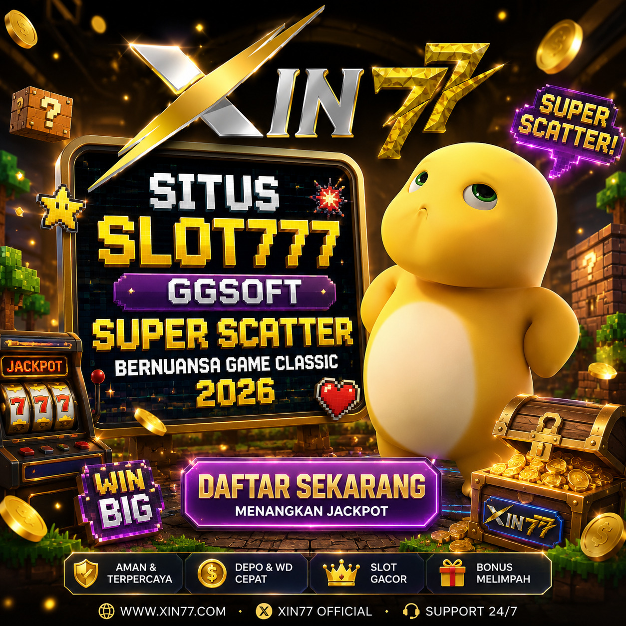 XIN77: Situs Slot777 GGSOFT Super Scatter Bernuansa Game Classic 2026